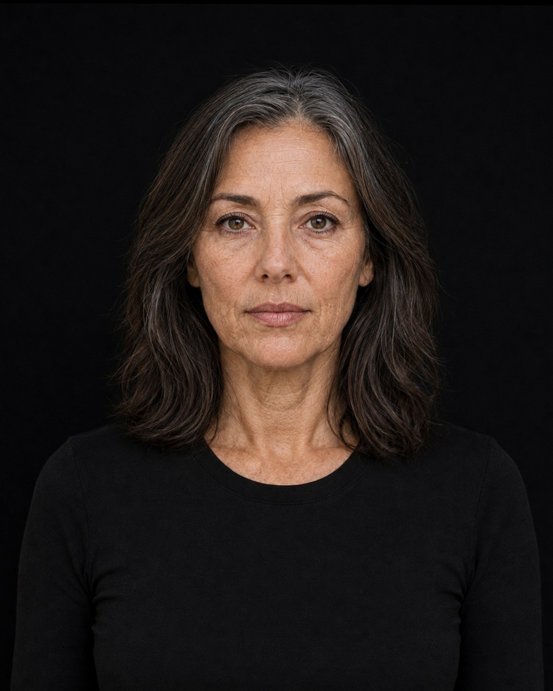 Illustrative face with selectable regions